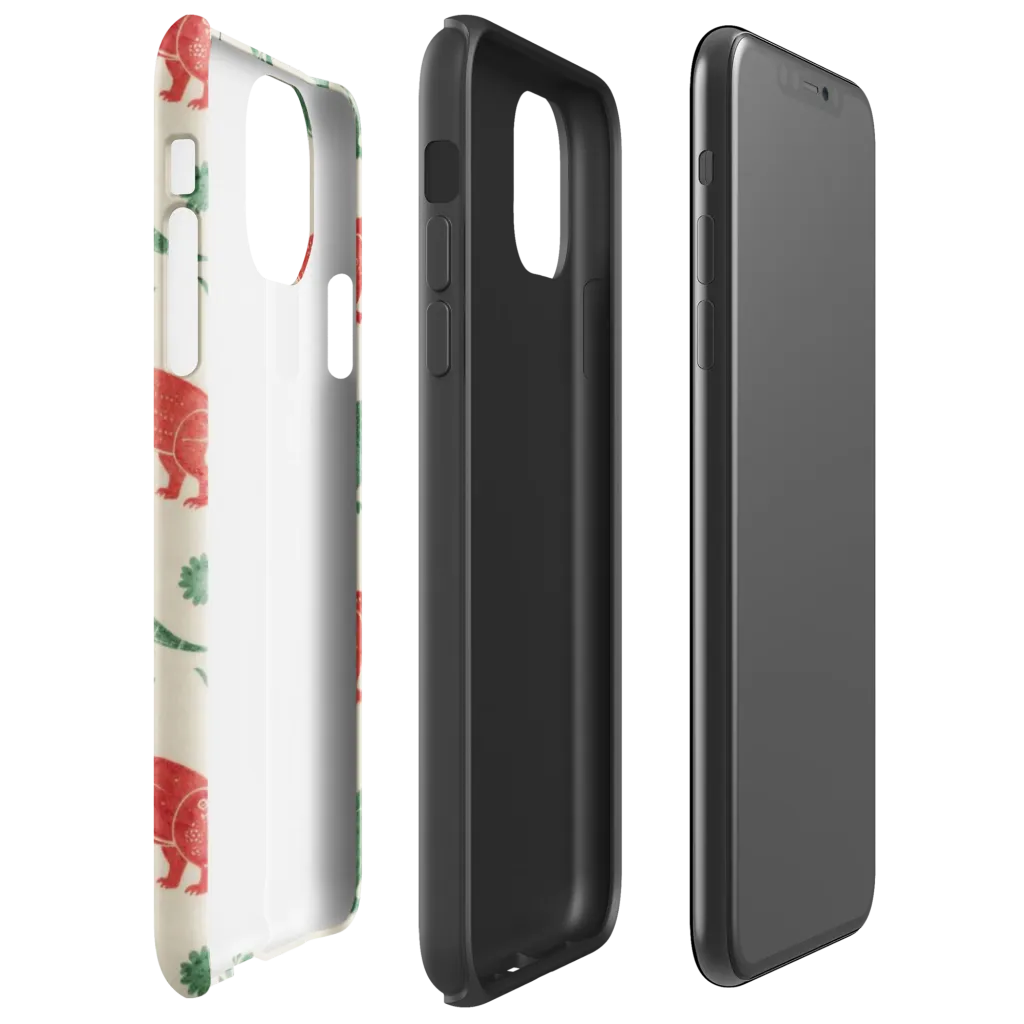Fern And Fossil on Tough Case for iPhone® — Right