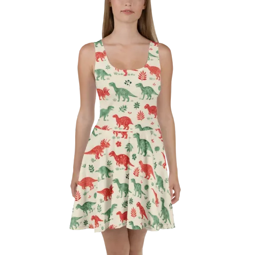 Fern And Fossil on a Skater Dress