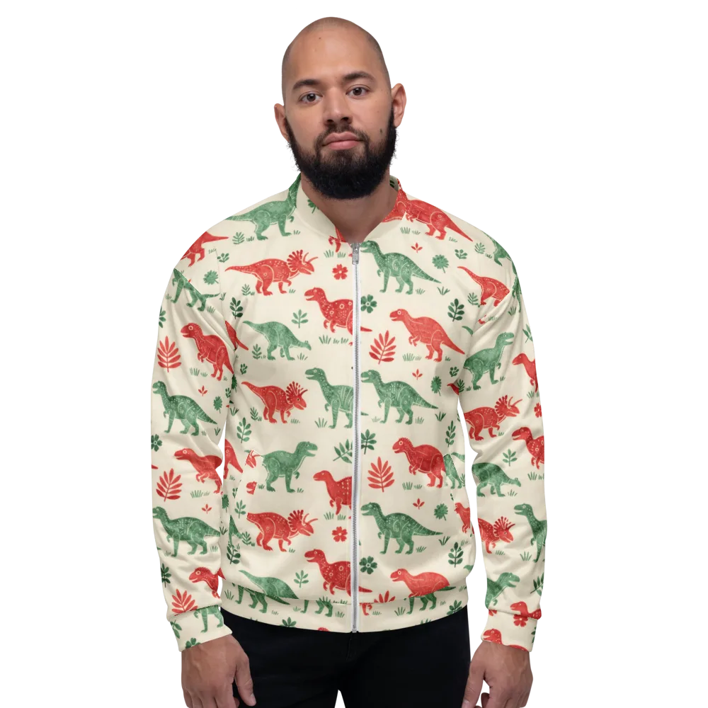 Fern And Fossil on Bomber Jacket — Front