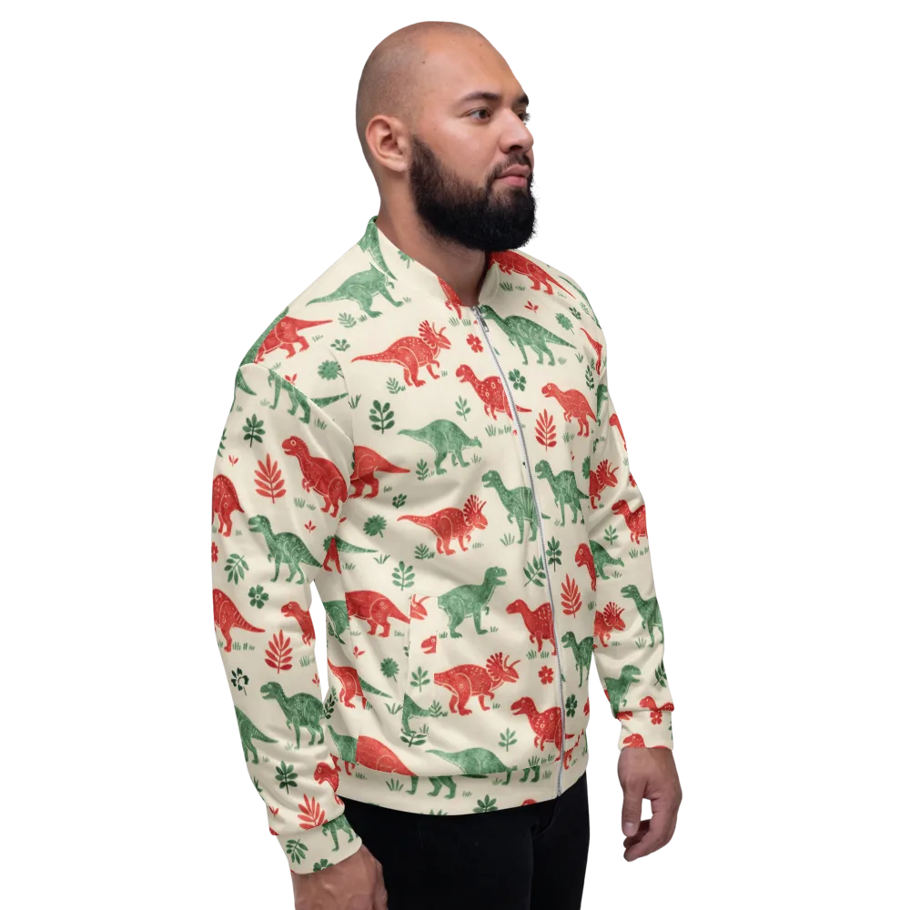 Fern And Fossil on Bomber Jacket — Right