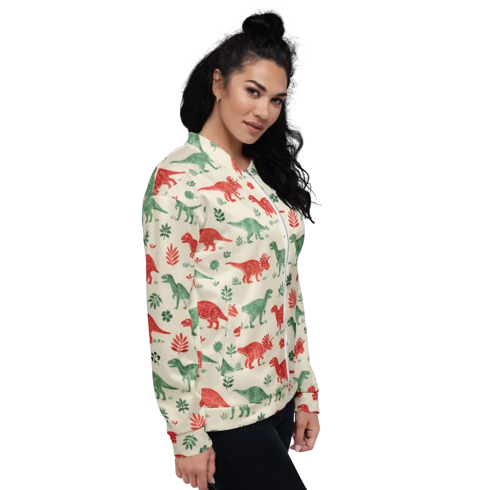 Fern And Fossil on Bomber Jacket — Right