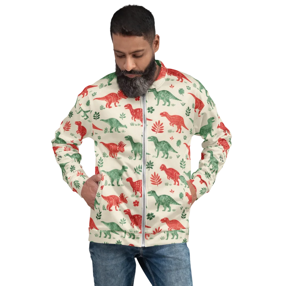 Fern And Fossil on Bomber Jacket — Front