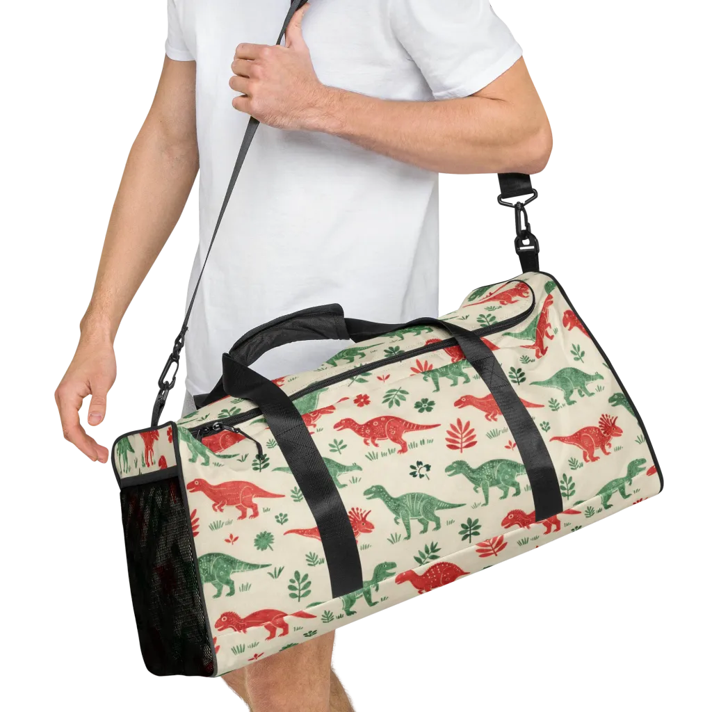 Fern And Fossil on Duffle Bag — Right Front