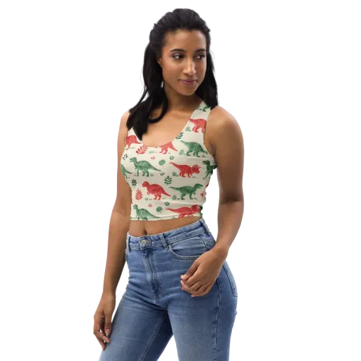 Fern And Fossil on a Crop Top