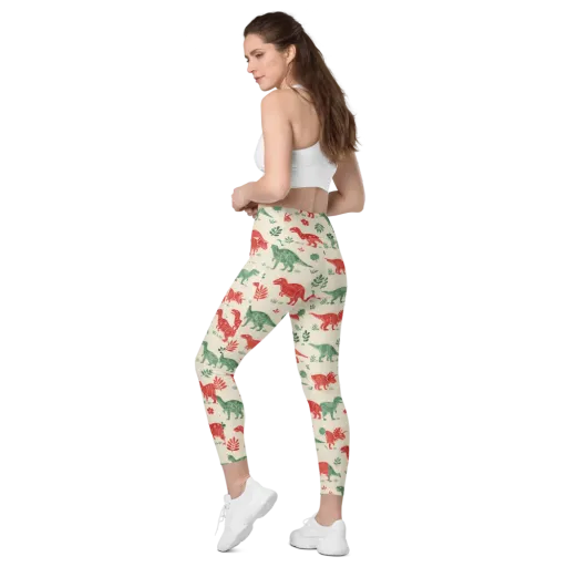 Fern And Fossil on a Leggings with Pockets