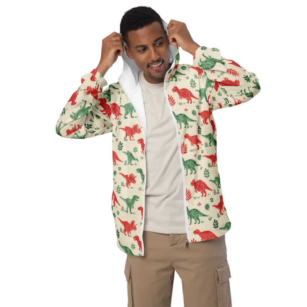 Fern And Fossil on Men's Windbreaker — Front