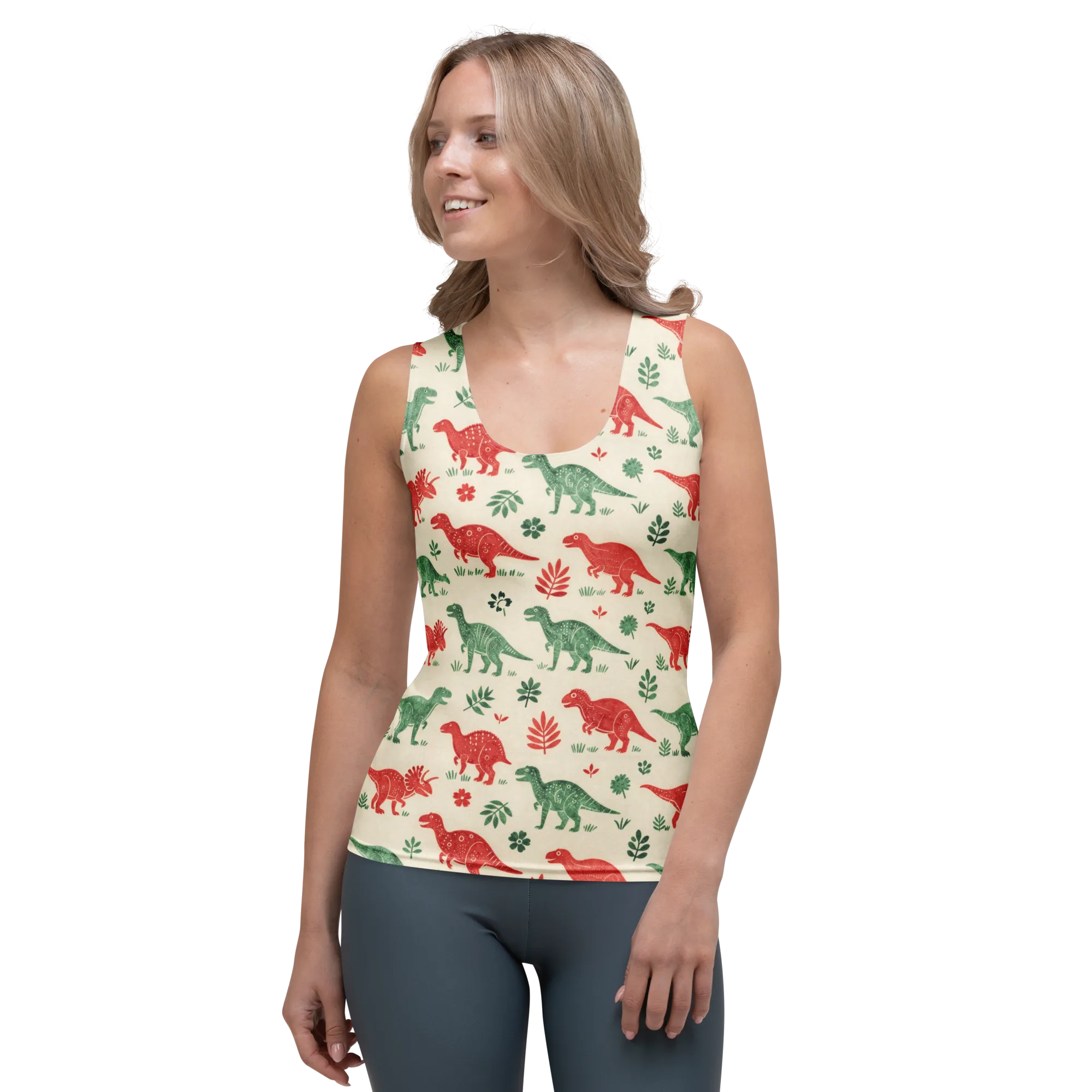 Fern And Fossil on Women's Tank Top — Front
