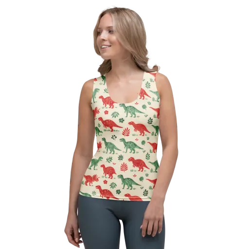 Fern And Fossil on a Women's Tank Top