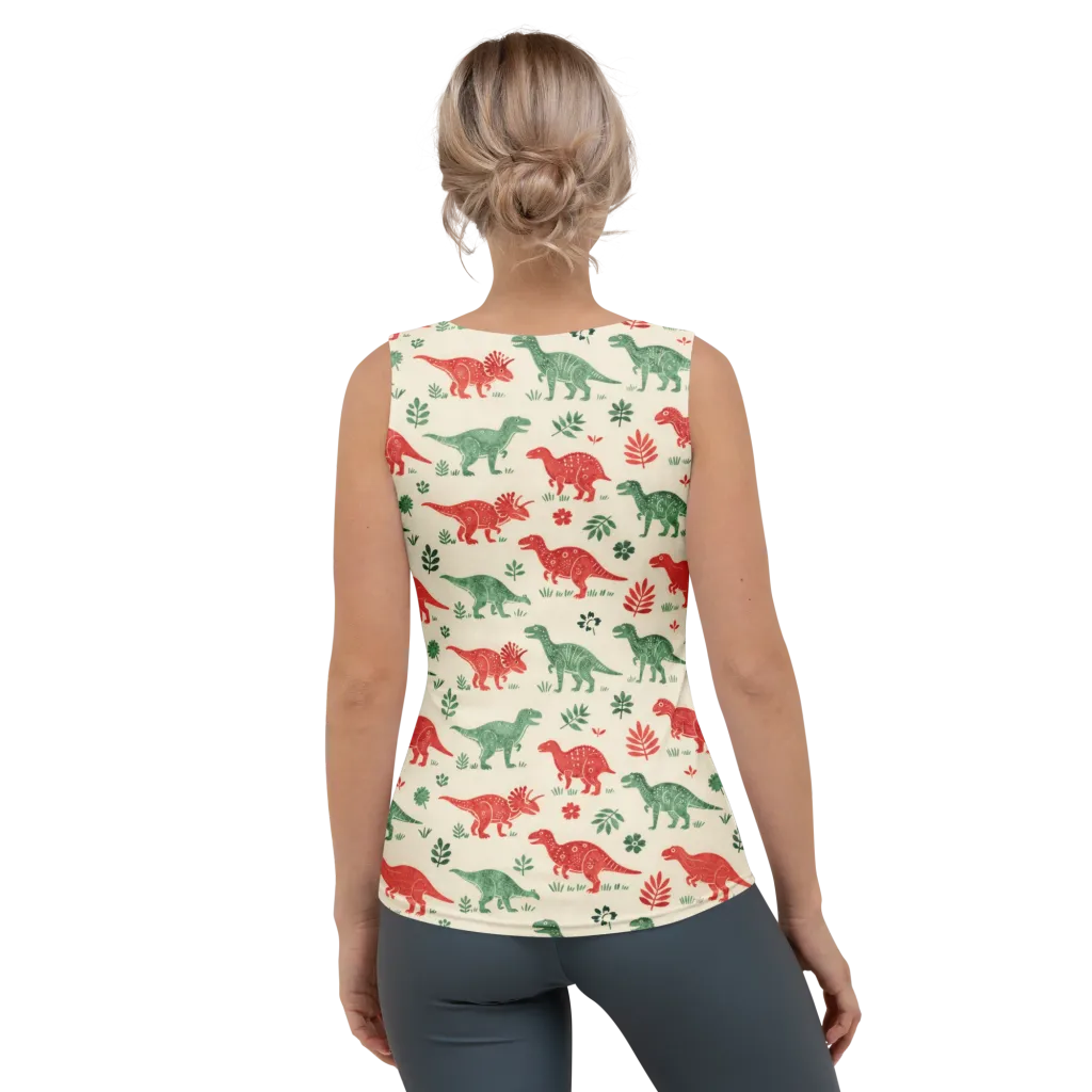 Fern And Fossil on Women's Tank Top — Back