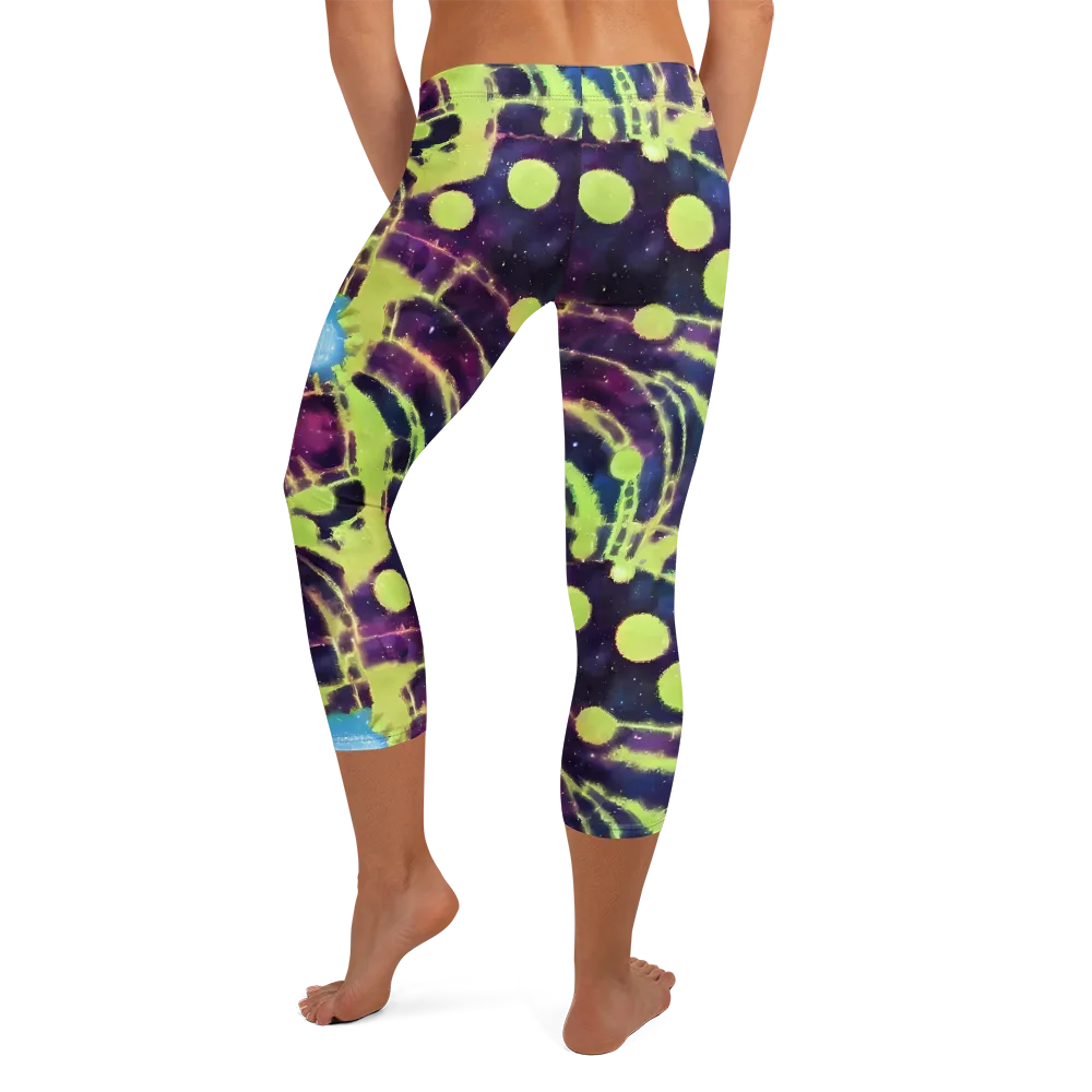 Douglas Dreams on Capri Leggings — Back