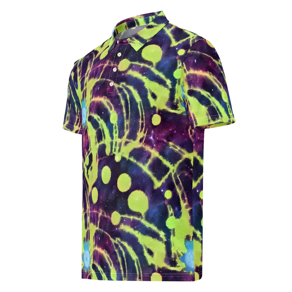 Douglas Dreams on Men's Slim Fit Polo Shirt — Left Front