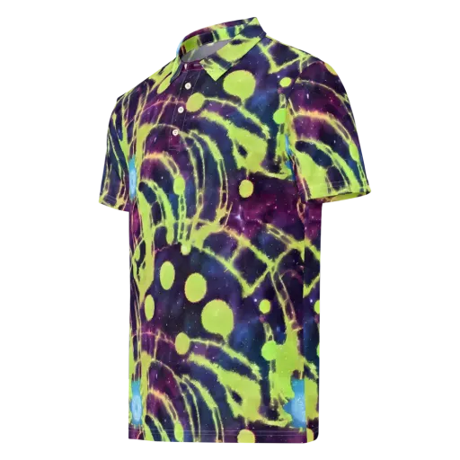 Douglas Dreams on a Men's Slim Fit Polo Shirt