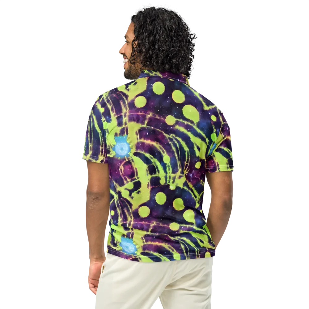 Douglas Dreams on Men's Slim Fit Polo Shirt — Back