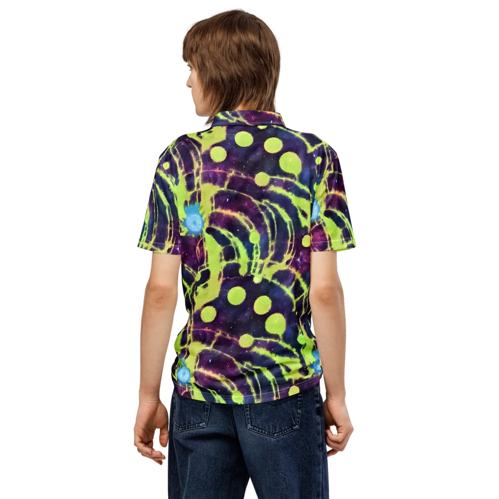 Douglas Dreams on Men's Slim Fit Polo Shirt — Back