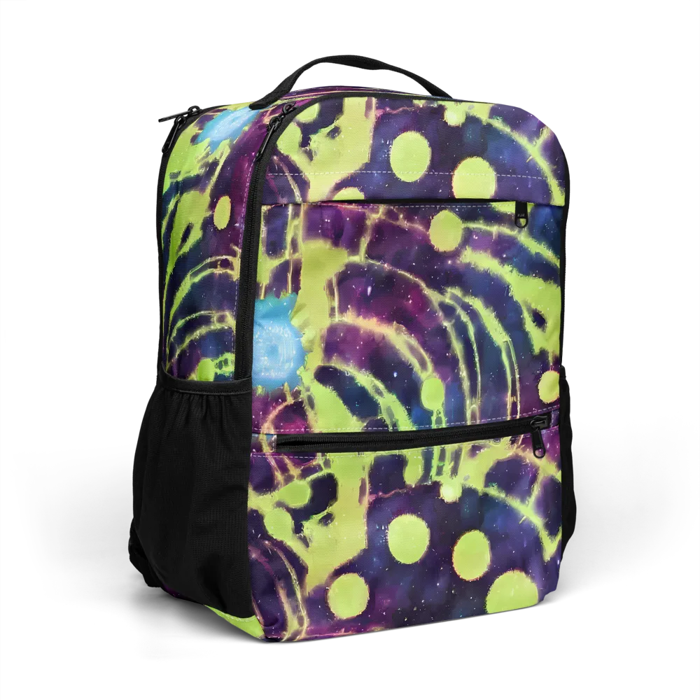 Douglas Dreams on Utility Backpack — Right Front