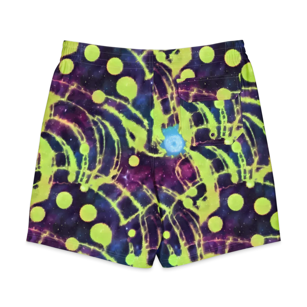 Douglas Dreams on Men's Board Shorts — Back