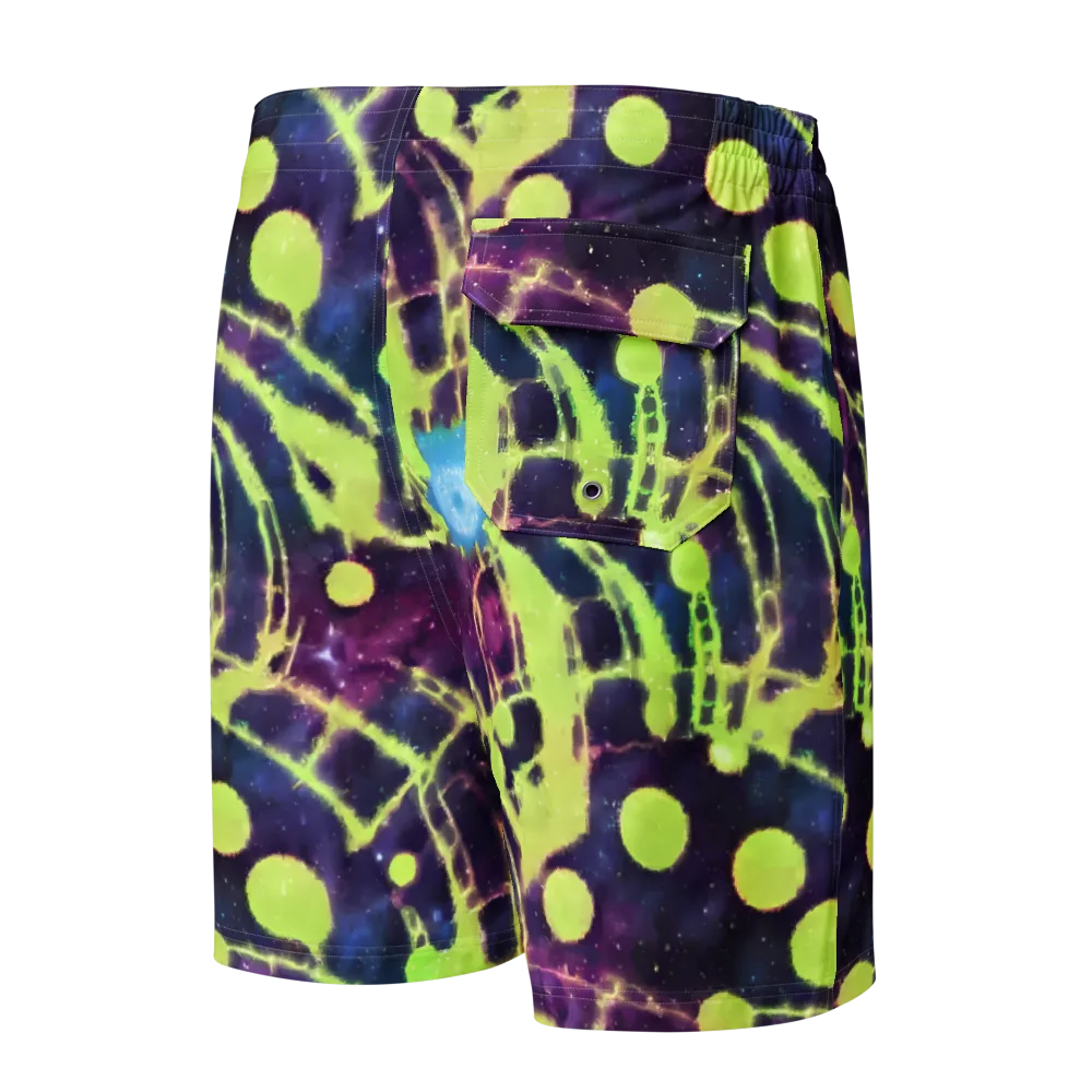 Douglas Dreams on Men's Board Shorts — Back