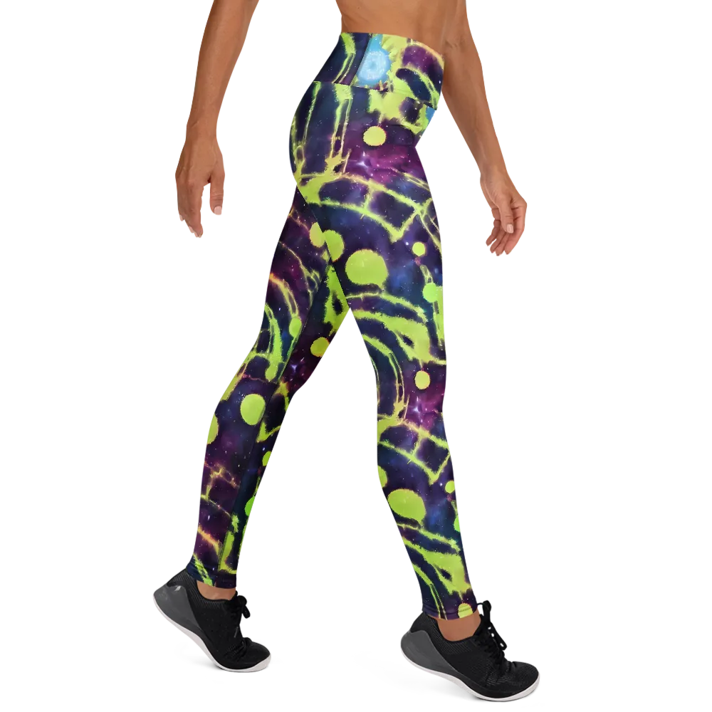 Douglas Dreams on Yoga Leggings — Right
