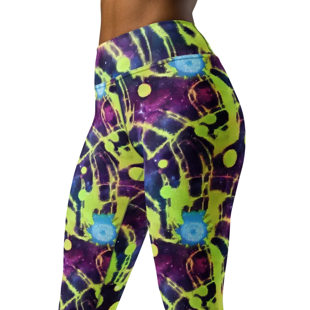 Douglas Dreams on Yoga Leggings — Left Front
