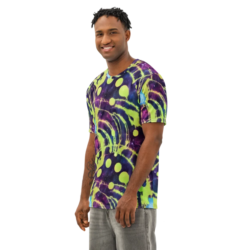 Douglas Dreams on Men's Cotton Crew Neck T-Shirt — Left Front