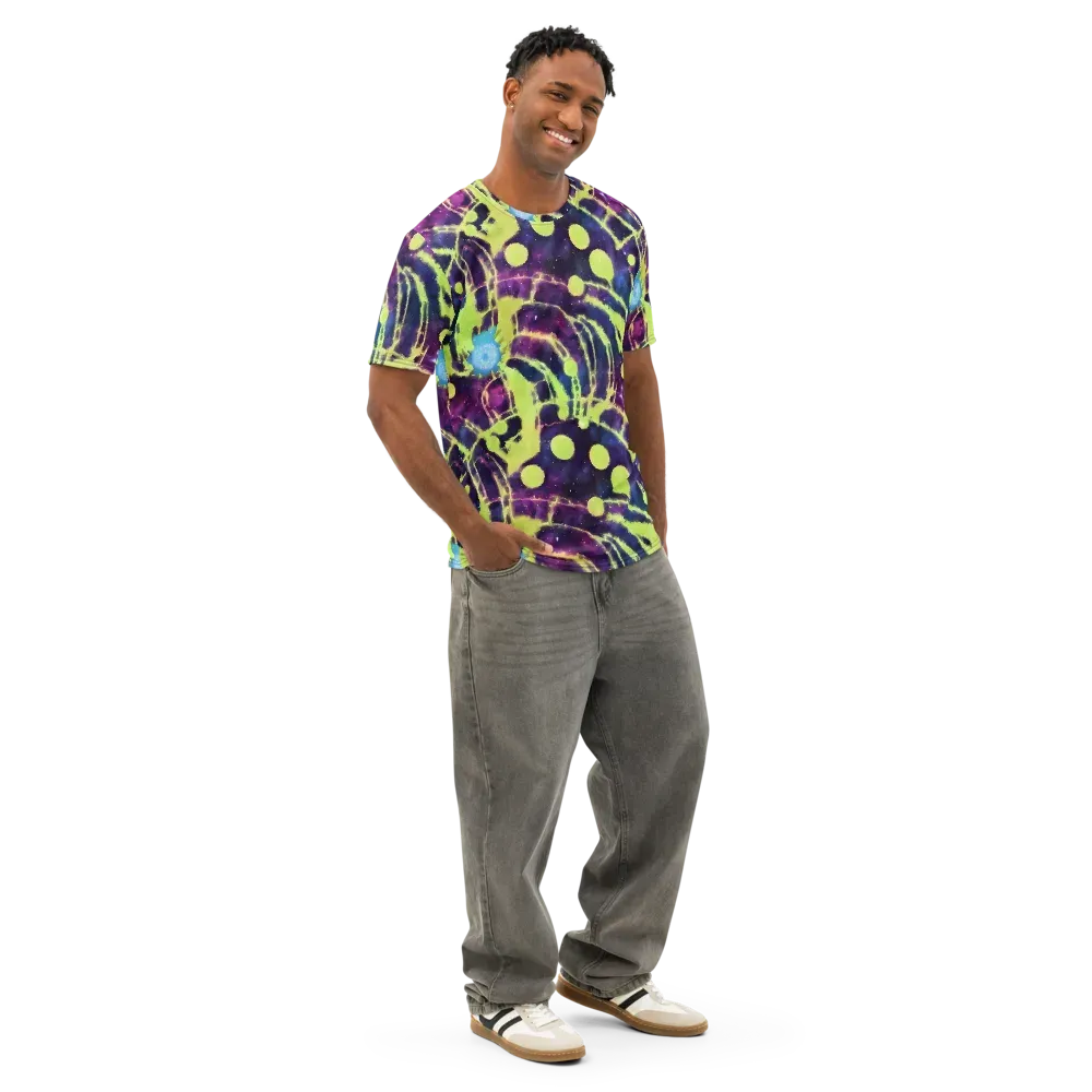 Douglas Dreams on Men's Cotton Crew Neck T-Shirt — Right Front