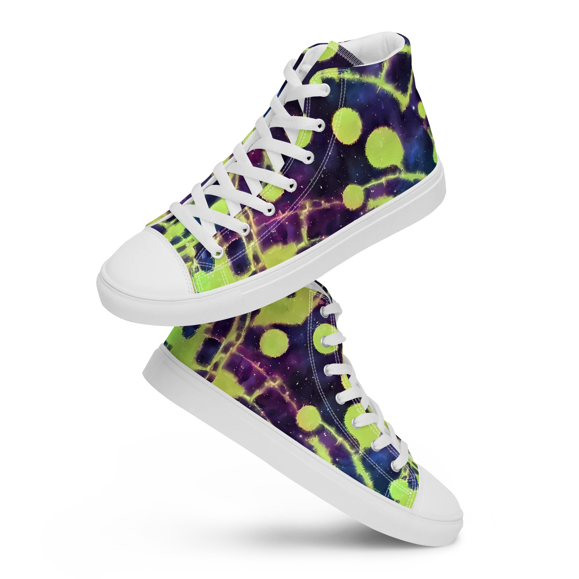Douglas Dreams on Men's High Top Canvas Shoes — Front