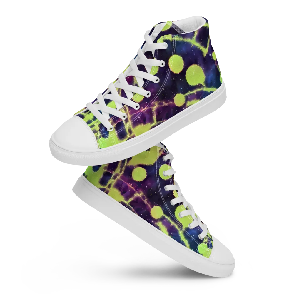 Douglas Dreams on Women's High Top Canvas Shoes — Front