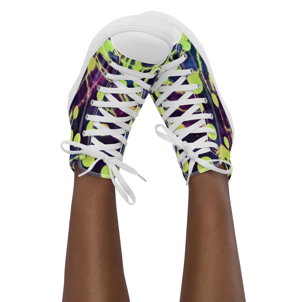 Douglas Dreams on Women's High Top Canvas Shoes — Front