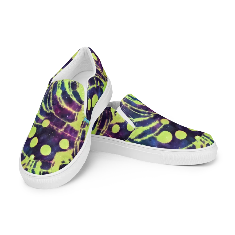 Douglas Dreams on Men's Slip-On Canvas Shoes — Left Front