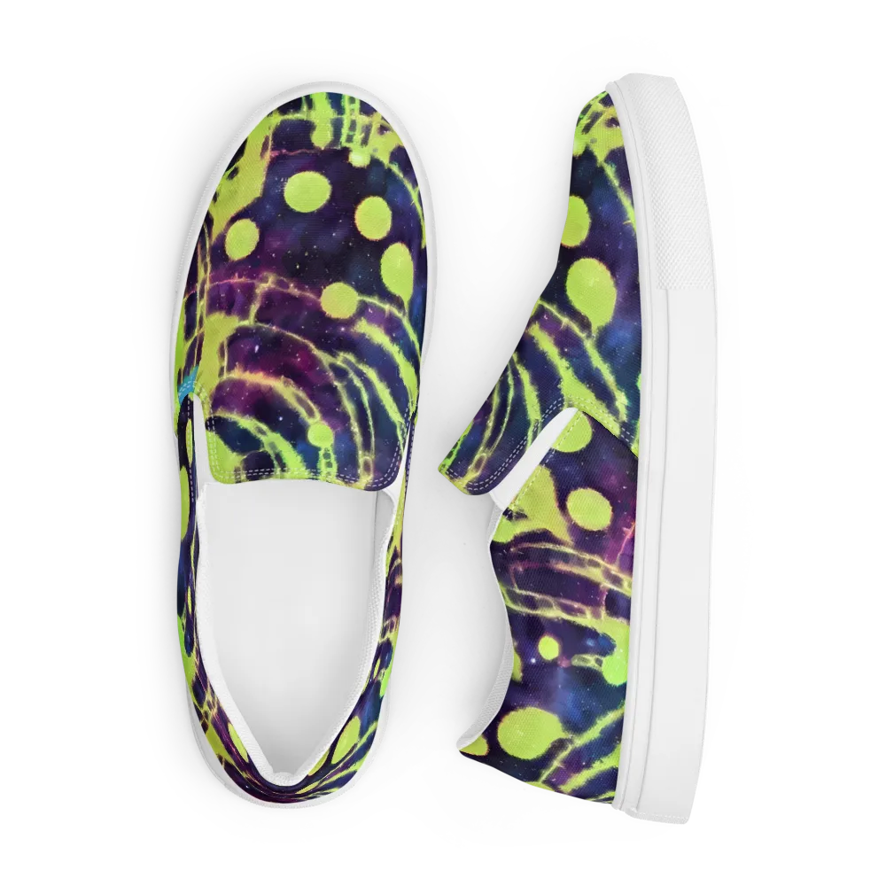 Douglas Dreams on Men's Slip-On Canvas Shoes — Front