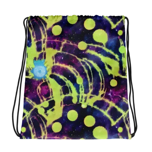 Douglas Dreams on a Drawstring Bag