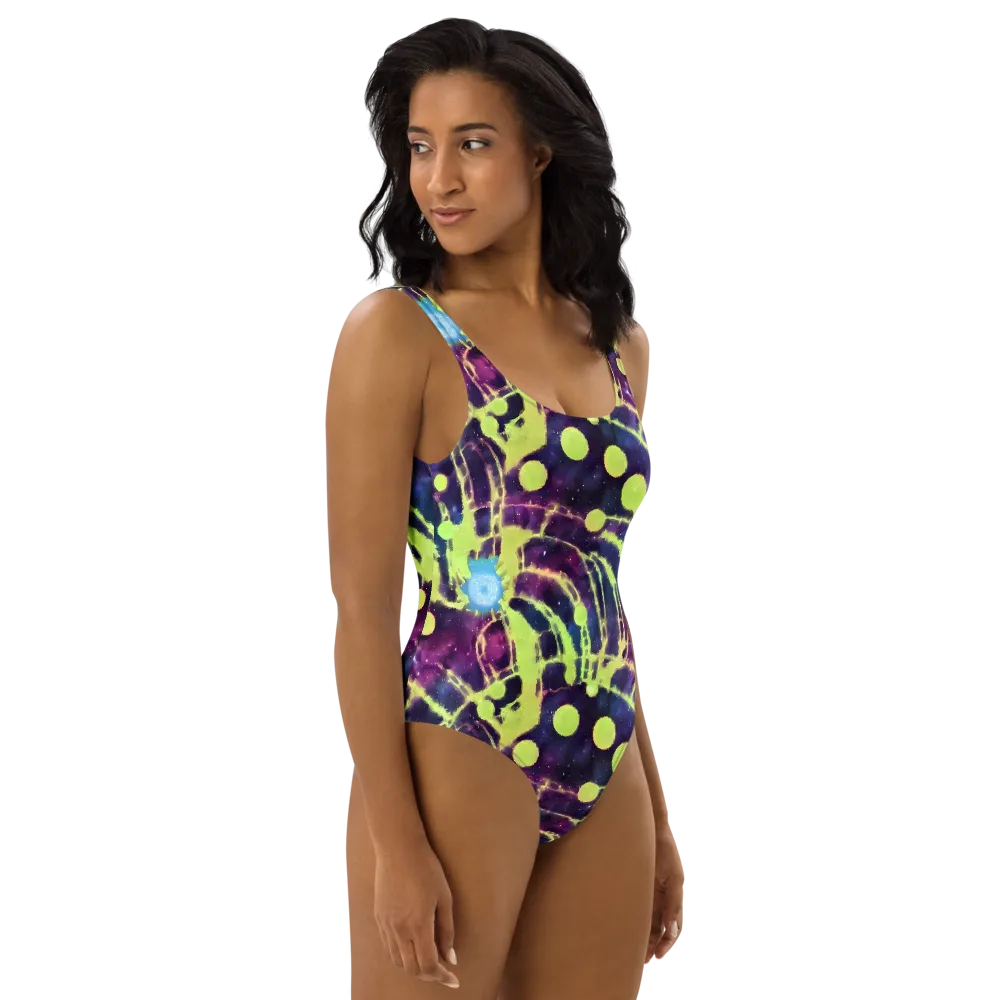 Douglas Dreams on One-Piece Swimsuit — Right