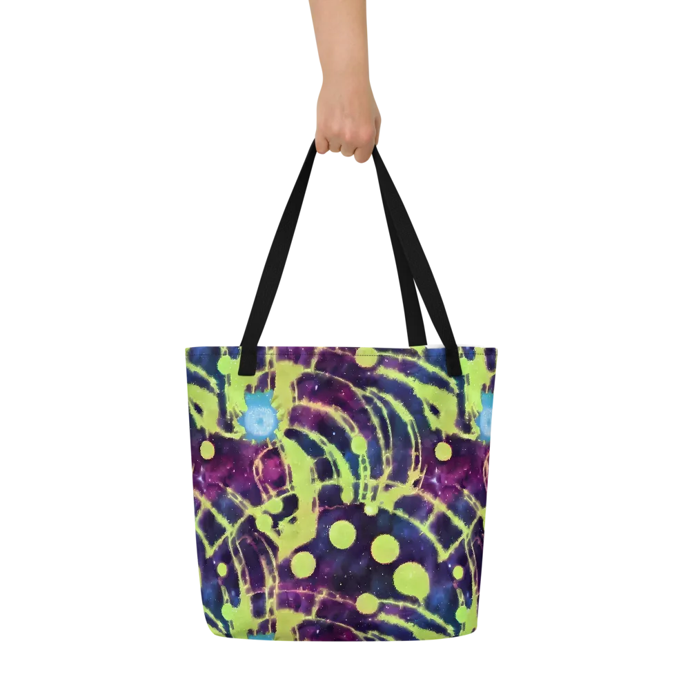 Douglas Dreams on Large Tote Bag W/ Pocket — Front