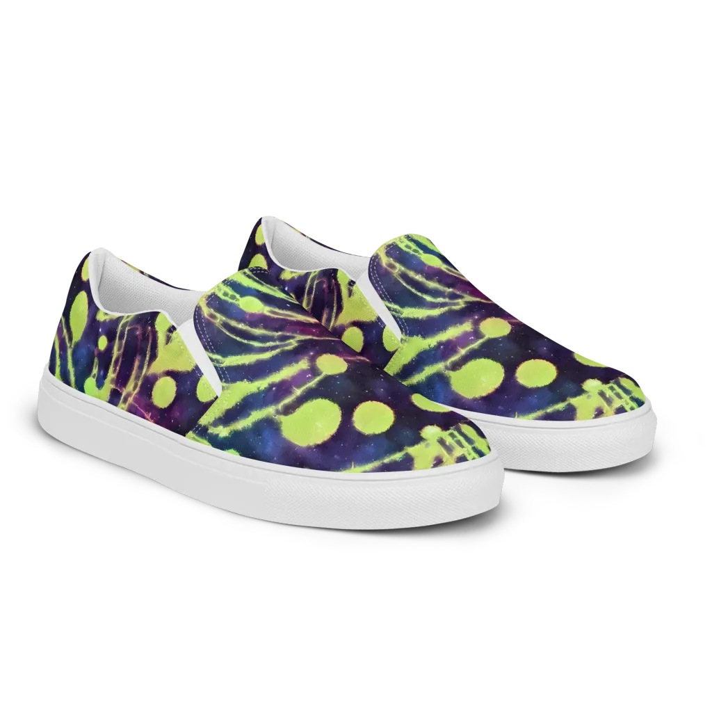 Douglas Dreams on Women's Slip-On Canvas Shoes — Right Front