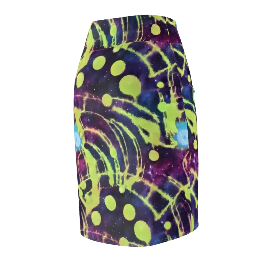 Douglas Dreams on Pencil Skirt — Back Side