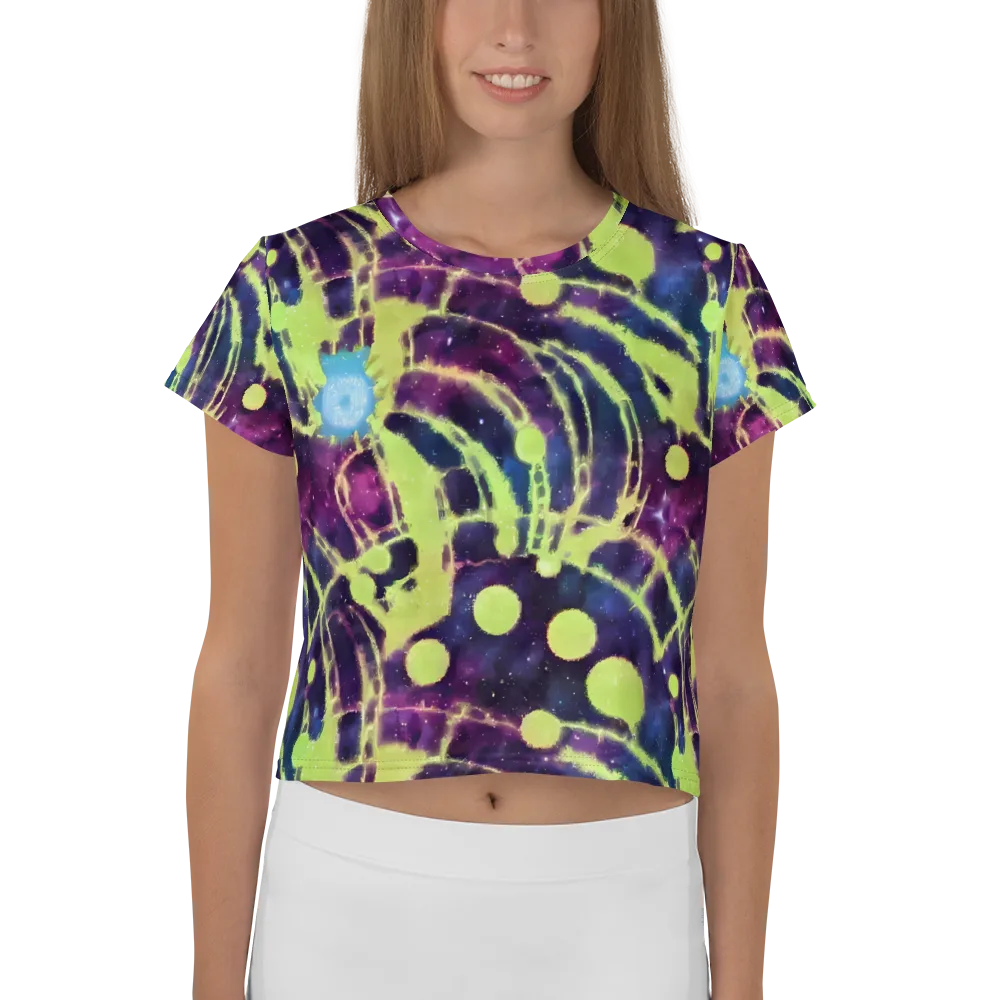 Douglas Dreams on Crop Tee — Front