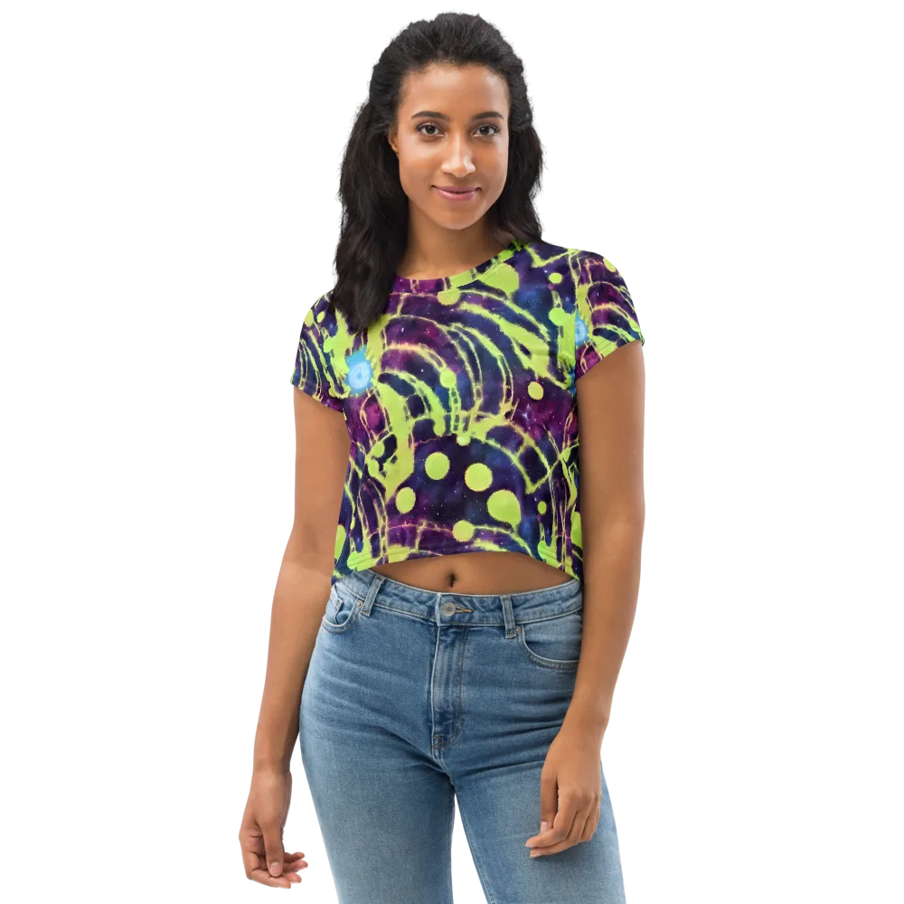 Douglas Dreams on Crop Tee — Front