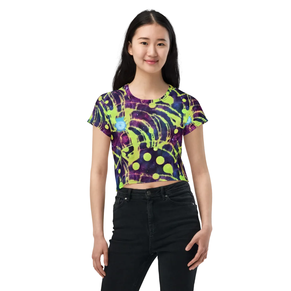 Douglas Dreams on Crop Tee — Front