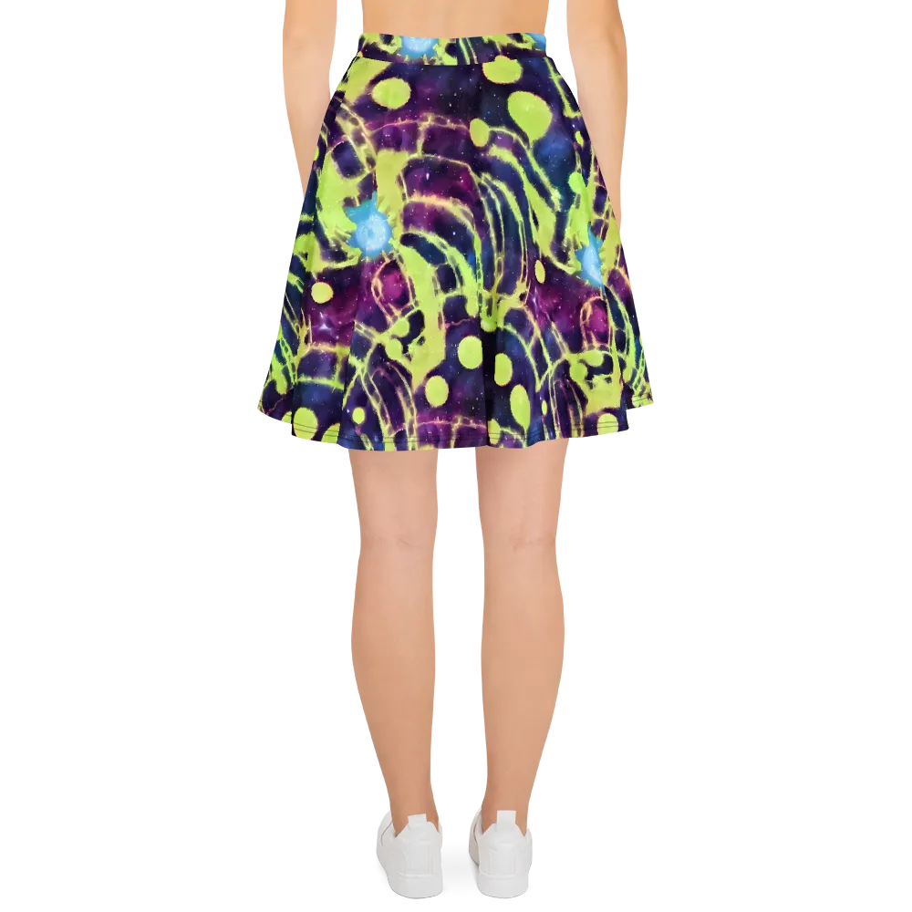 Douglas Dreams on Skater Skirt — Back