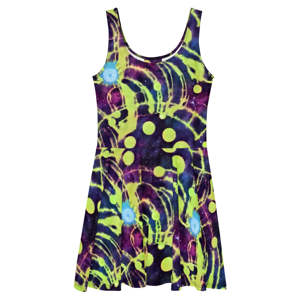 Douglas Dreams on Skater Dress — Front
