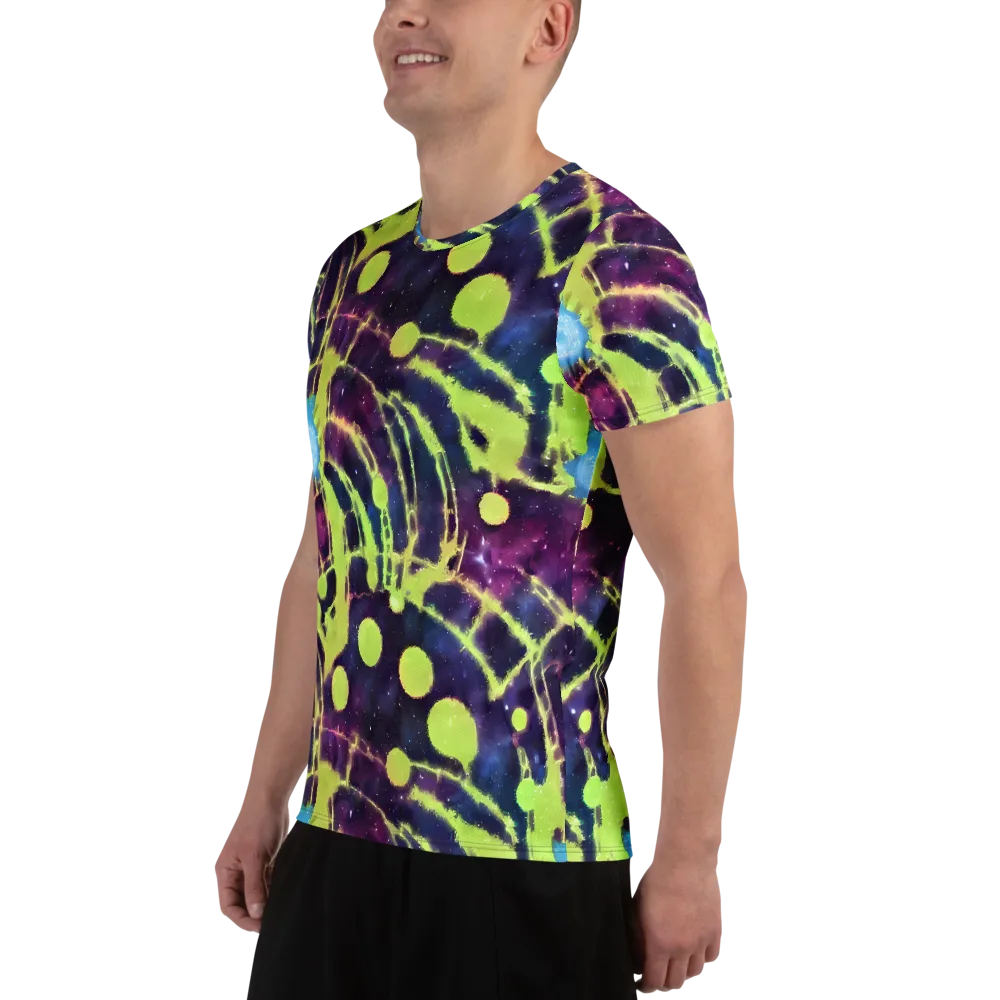 Douglas Dreams on Men's Athletic T-Shirt — Left