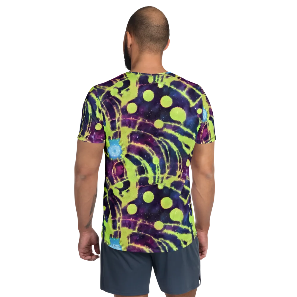 Douglas Dreams on Men's Athletic T-Shirt — Back