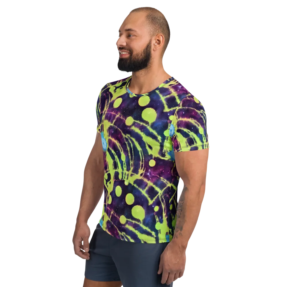 Douglas Dreams on Men's Athletic T-Shirt — Left