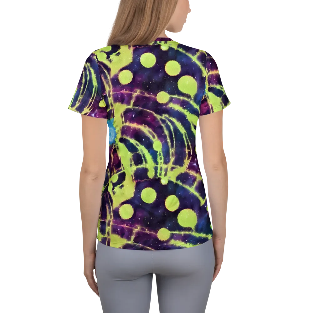 Douglas Dreams on Women's Athletic T-Shirt — Back