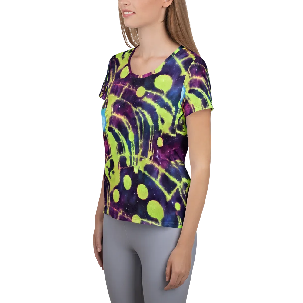 Douglas Dreams on Women's Athletic T-Shirt — Left