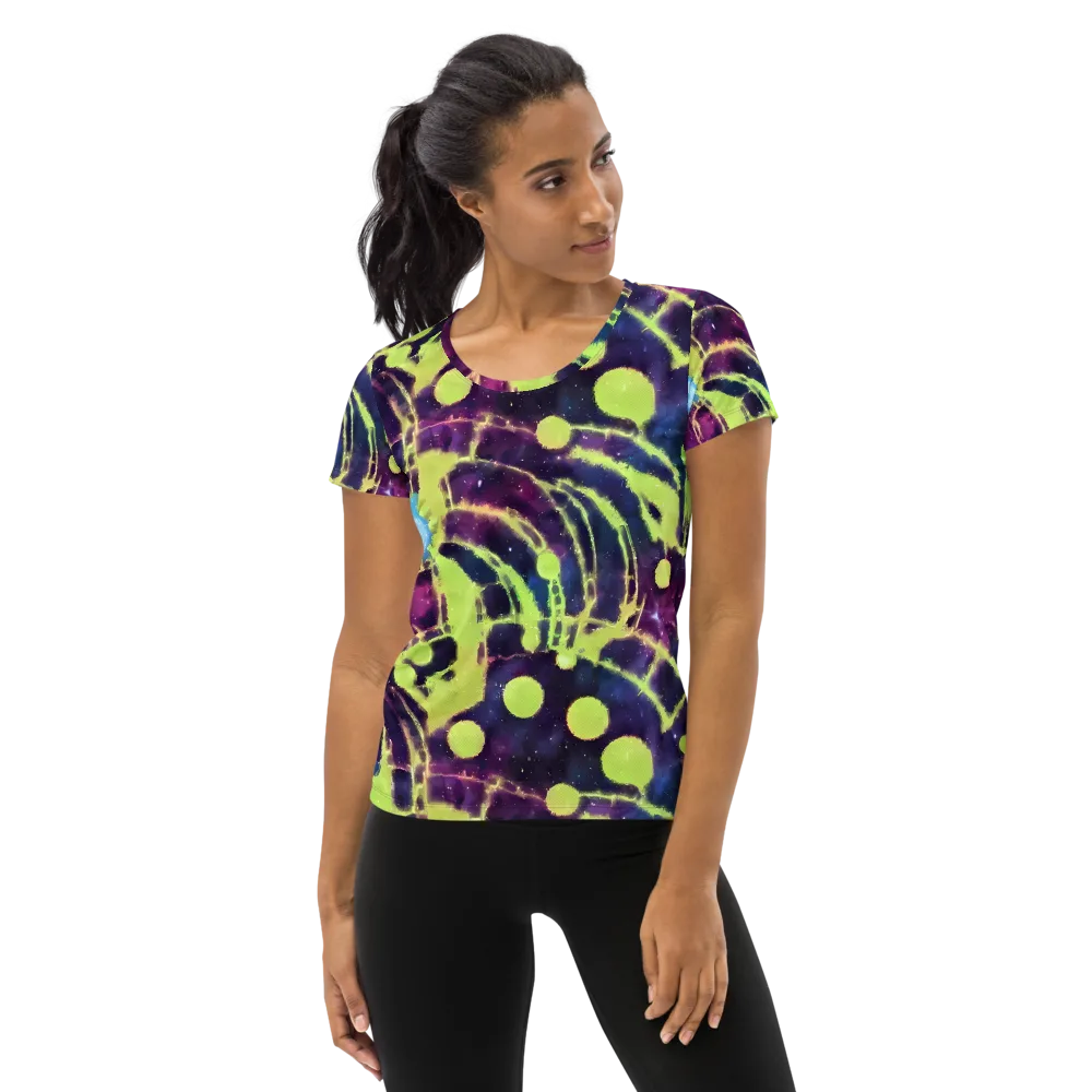 Douglas Dreams on Women's Athletic T-Shirt — Front