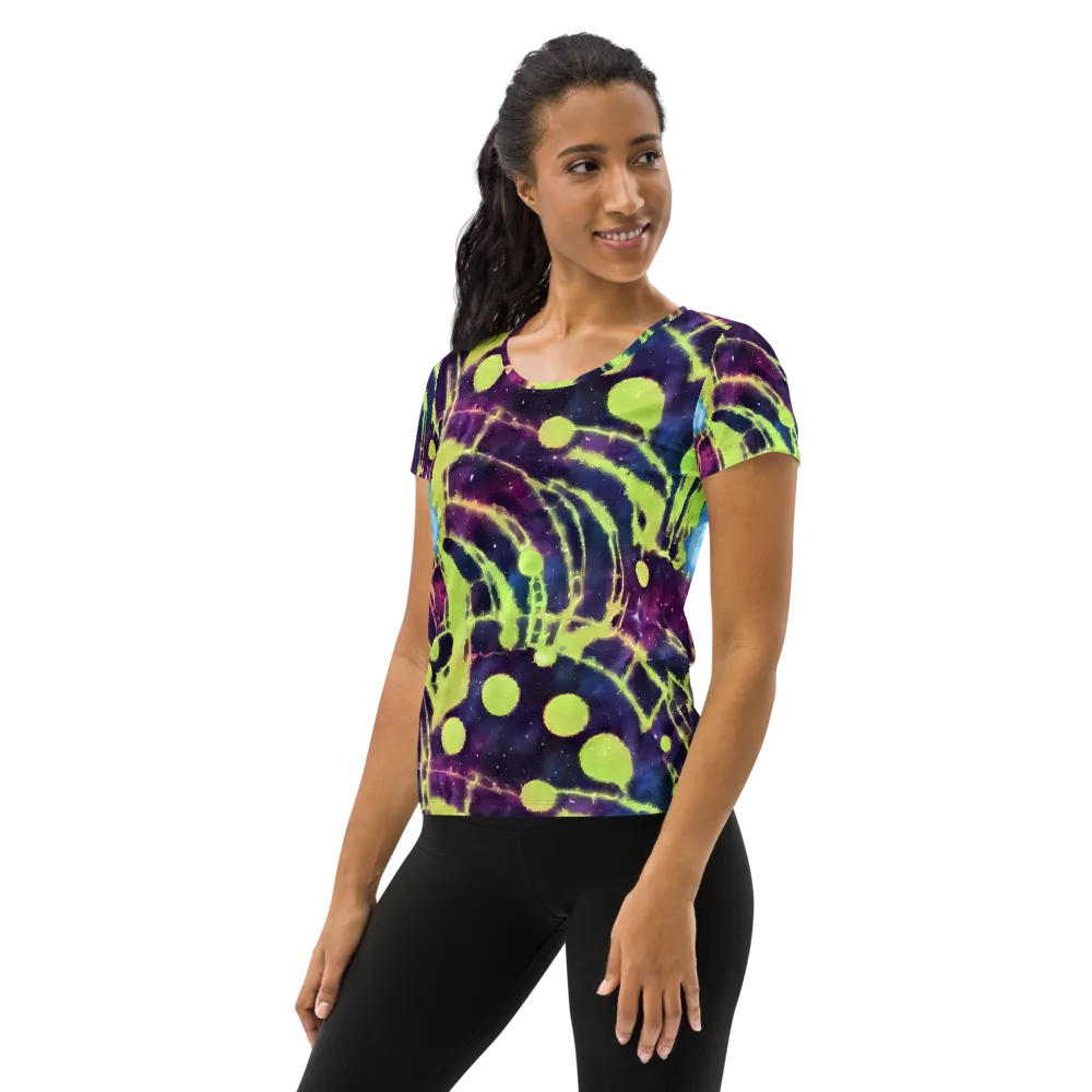 Douglas Dreams on Women's Athletic T-Shirt — Left