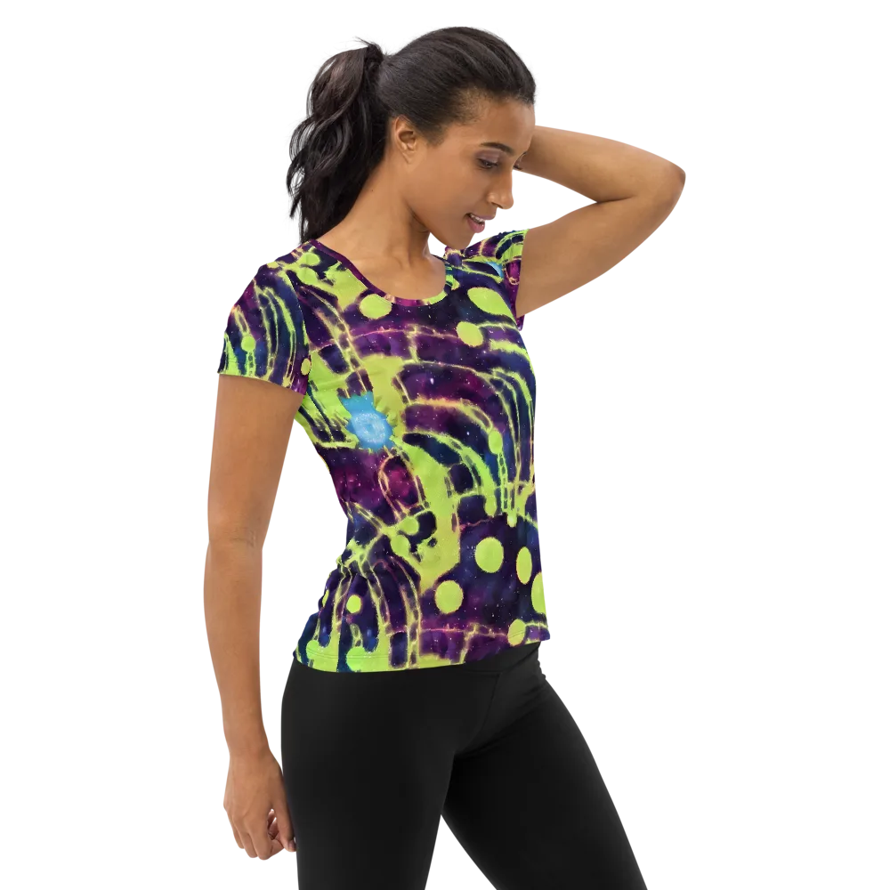Douglas Dreams on Women's Athletic T-Shirt — Right