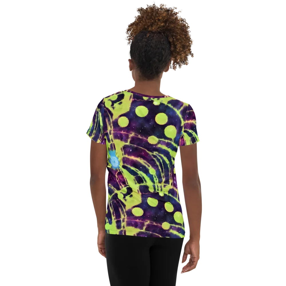 Douglas Dreams on Women's Athletic T-Shirt — Back