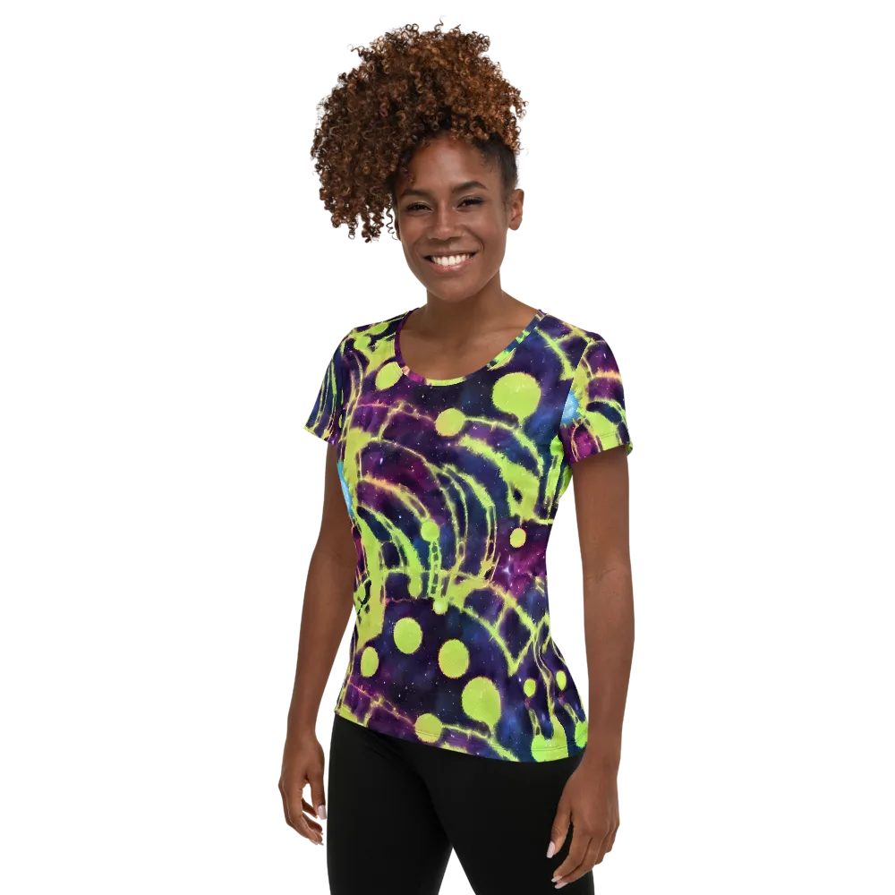 Douglas Dreams on Women's Athletic T-Shirt — Left